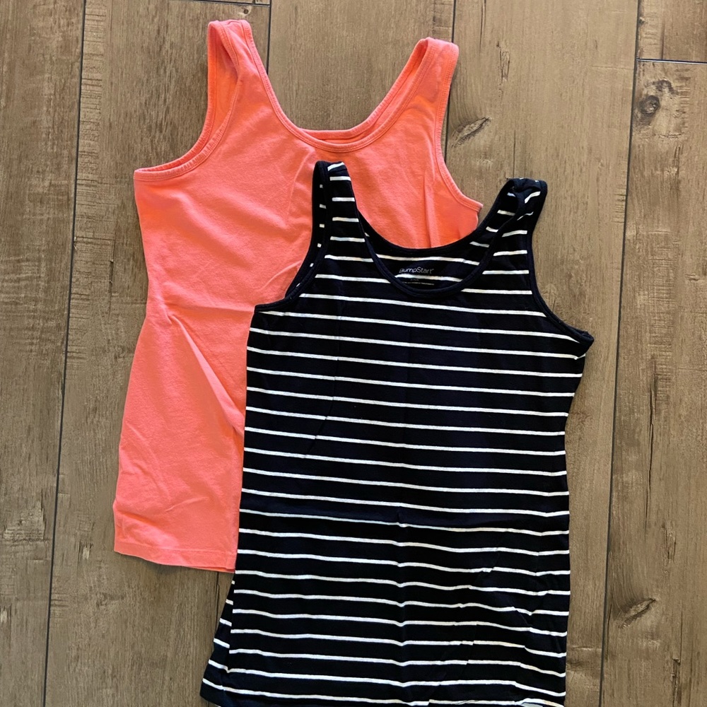 Set of 2 maternity tank tops
